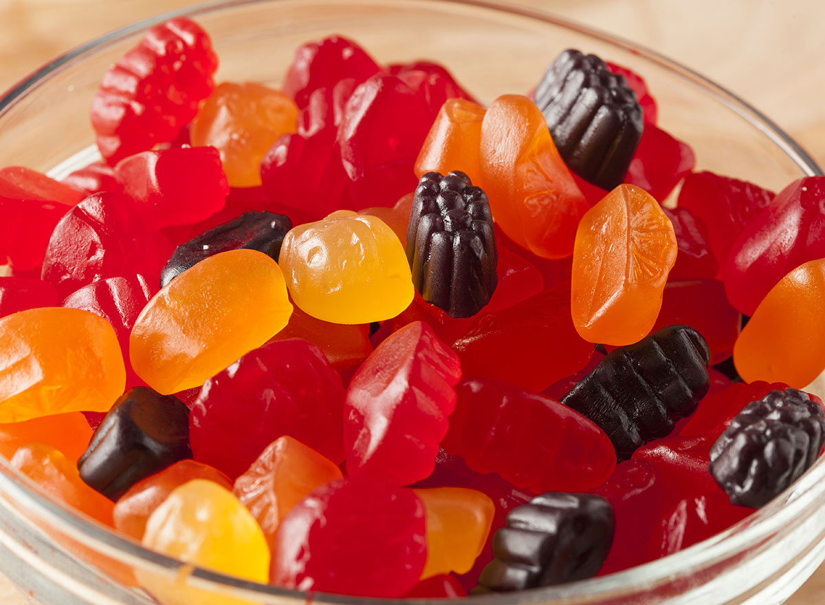 bowl of fruit snacks - These 11 Foods Will Sabotage Your Weight Loss Efforts