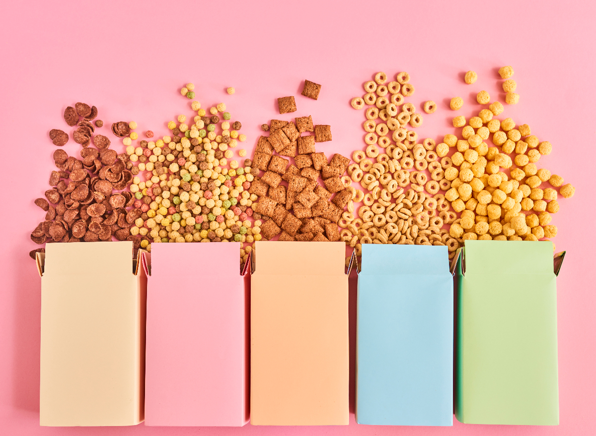 colorful boxes breakfast cereals - These 11 Foods Will Sabotage Your Weight Loss Efforts